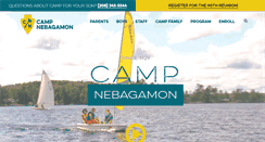 Desktop Screenshot of campnebagamon.com